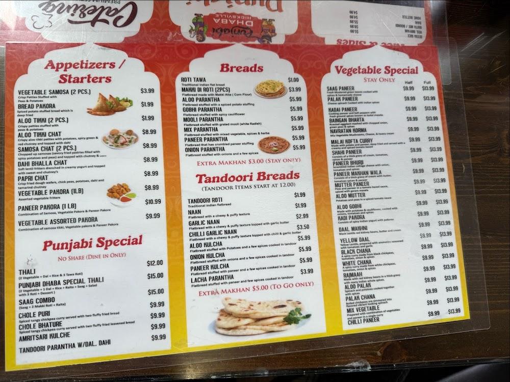 Punjabi Dhaba Hicksville Menu image 4